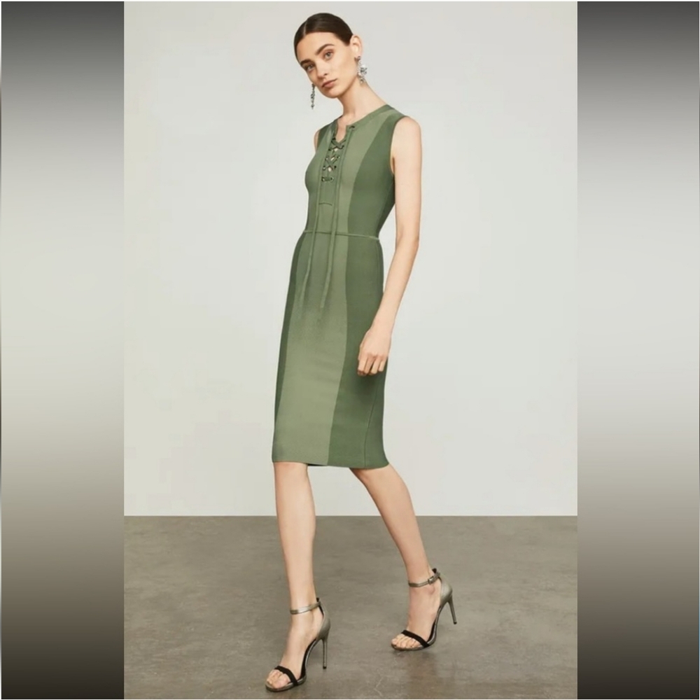 BcbgMaxazria dress - Olive Green